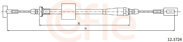 Cablu frana mana COFLE 12.3724 [2]