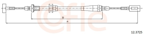 Cablu frana mana COFLE 12.3725 [2]