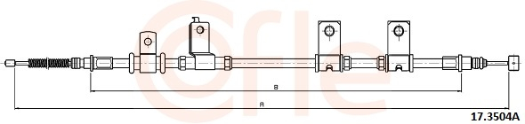 Cablu frana mana COFLE 17.3504A [1]