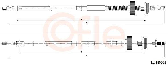 Cablu frana mana COFLE 1E.FD001 [1]