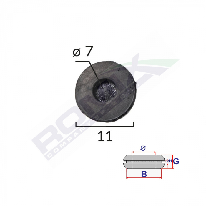 Capac Cauciuc Inchis Universal Diametru 7Mm Set 10 Buc [2]