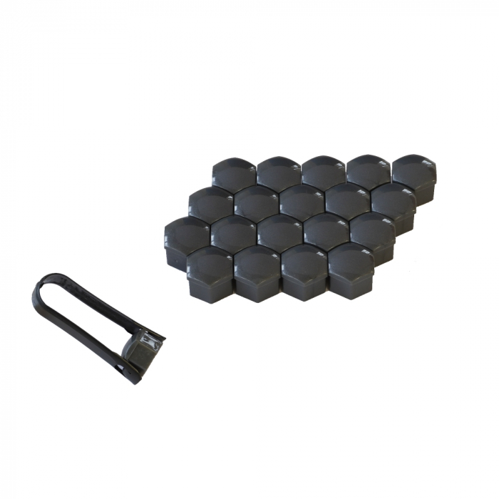 Capac Prezoane 17 Mm Gri Set 20 Buc+Cleste [1]