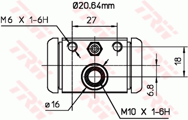 Cilindru frana TRW BWF307 [1]