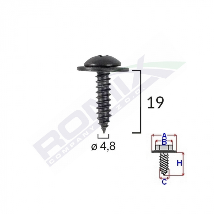 Clema Capota Pentru Honda Set 10 Buc [2]