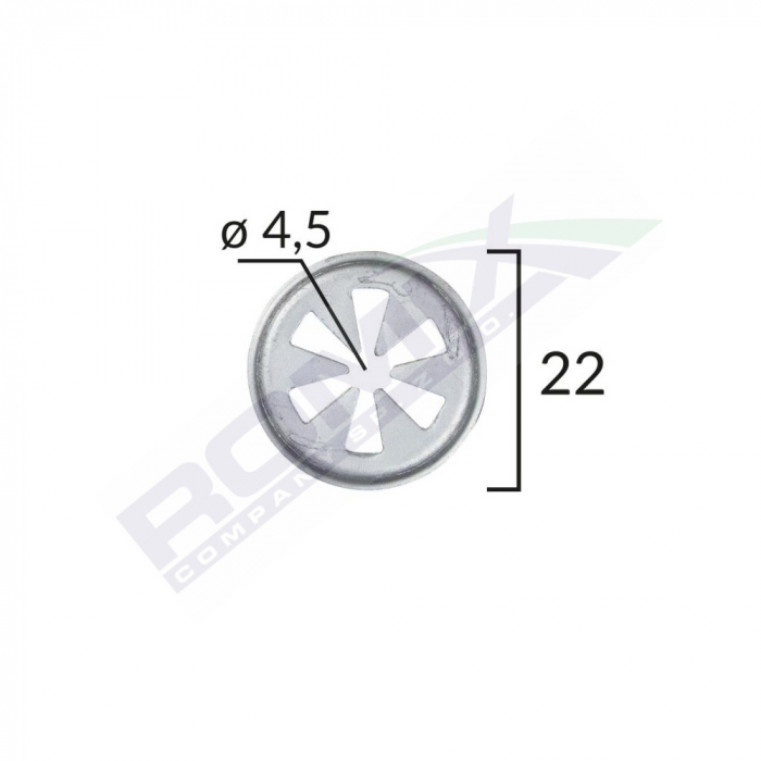 Clema Fixare Elemente Exterior Pentru Vw, Skoda, Audi, Ford, Seat 4.5X22Mm Set 10Buc [2]