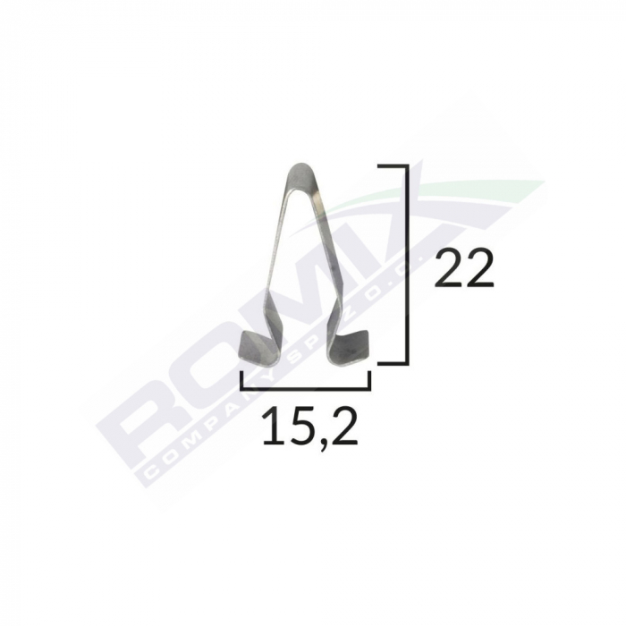 Clema Metalica Montaj Pentru Grup Vag 15.2X22Mm Set 10 Buc [2]