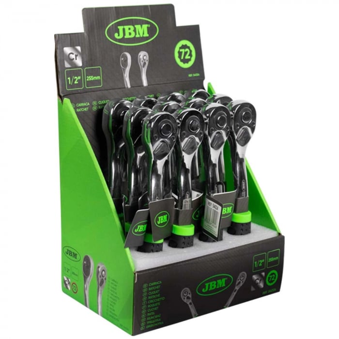 Clichet Cromat Cu 72 Dinti 1/2` Jbm [2]