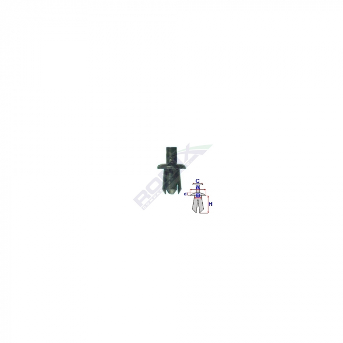 Clips Fixare Fiat - Negru Set 25 Buc [1]