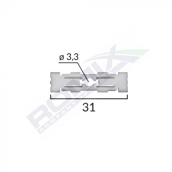 Clips Fixare Plafonpentru Grup Vag - Alb Set 10 Buc [2]