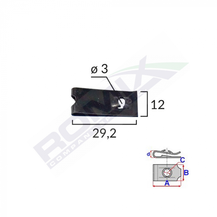Clips Fixare Universal - Negru Set 25 Buc [2]