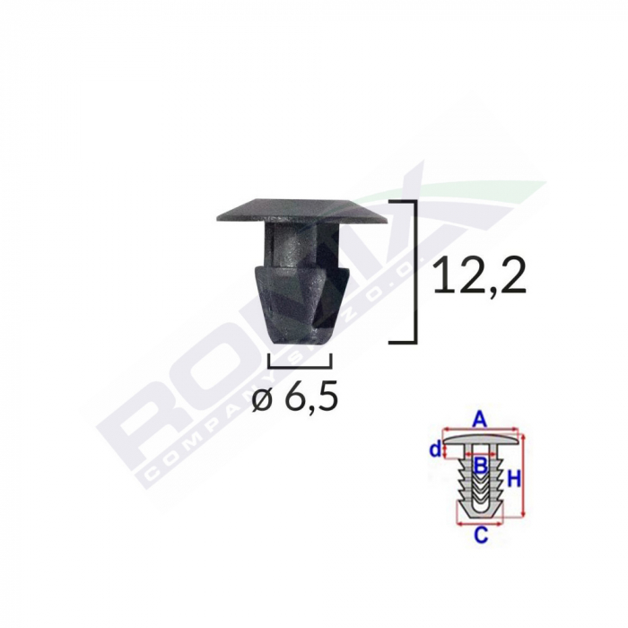 Clips Garnitura Usa Pentru Fiat/Alfa Romeo/Lancia Set 25 Buc [1]