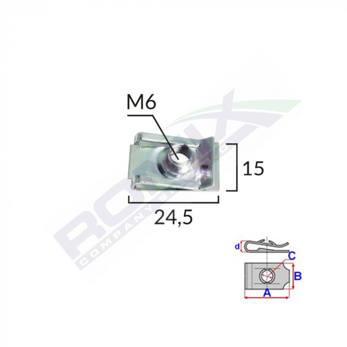 Clips Metalic Fixare Pentru Audi/Bmw Si Universal Set 10 Buc [2]
