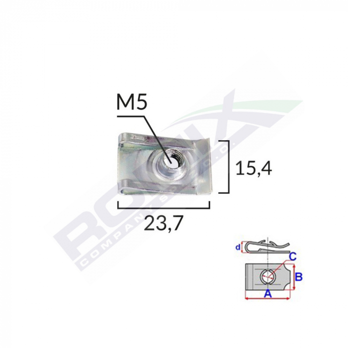 Clips Metalic Fixare Universal Set 10 Buc [2]