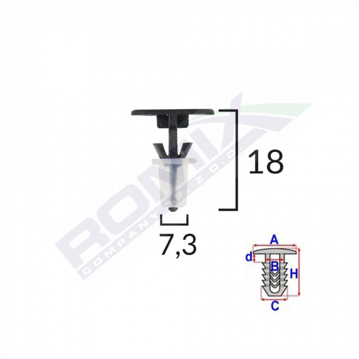 Clips Tapiterie Pentru Sharan/Alhambra Set 10 Buc [2]