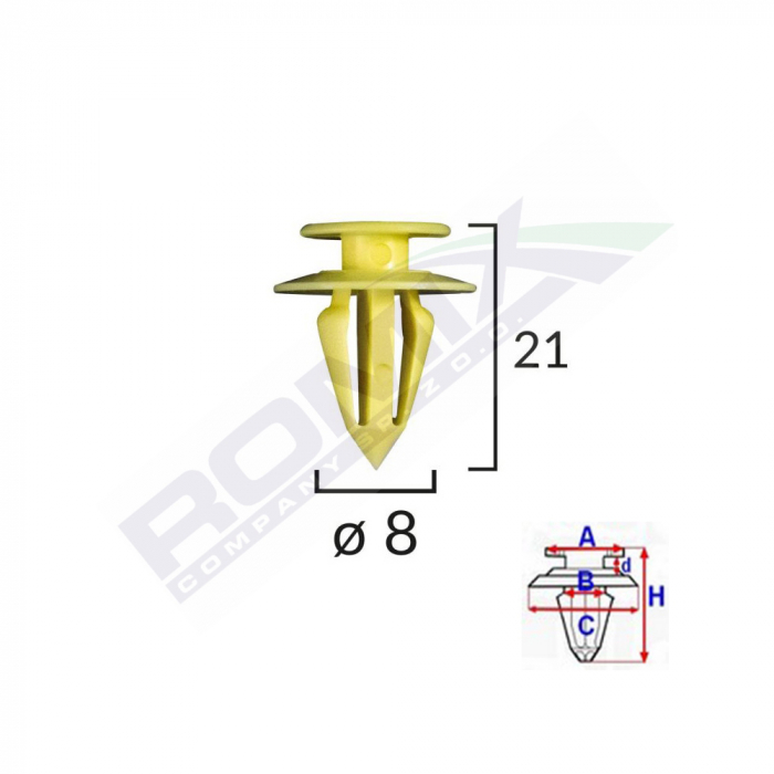 Clips Tapiterie Pentru Vw/Ford/Seat Set 10 Buc [2]