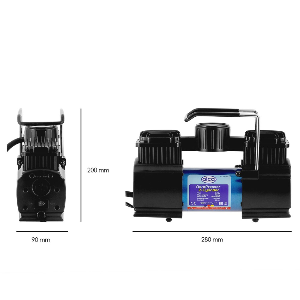 COMPRESOR AER 2 CILINDRI 12V 50L [3]