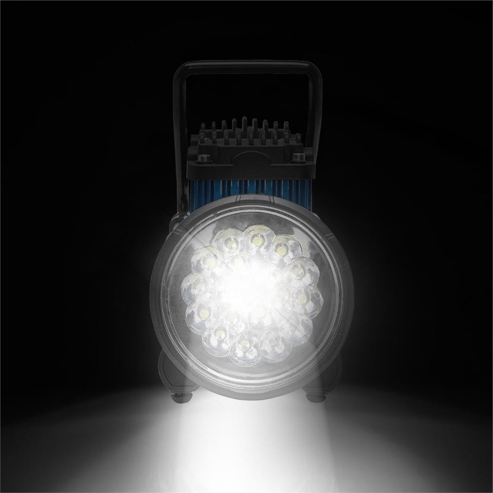 COMPRESOR AER 2 CILINDRI 12V 60L CU LANTERNA LED [8]