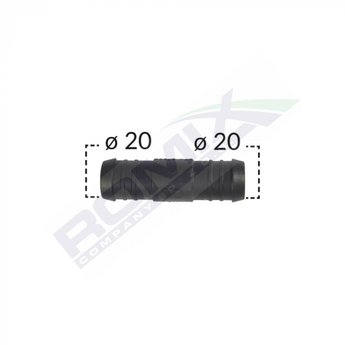 Conector Liniar Furtun Conducte Diametru 20 Mm Set 5 Buc [2]