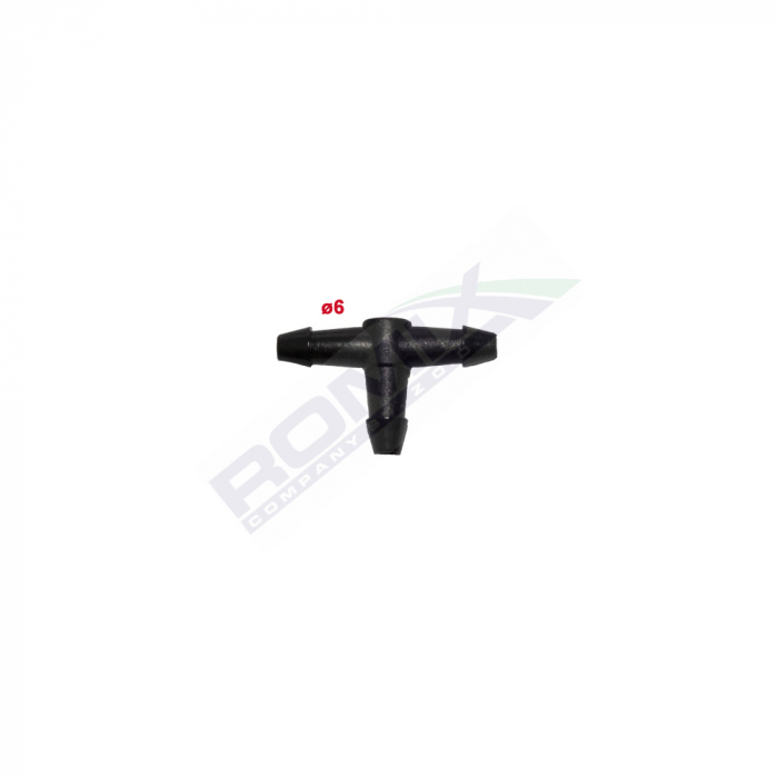 CONECTOR TEU FURTUN CONDUCTE UNIVERSAL 6MM - NEGRU SET 5 BUC [2]