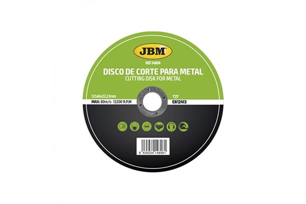 Disc De Taiere Debitare In Metal 125 X 6 Mm T27 Jbm [1]