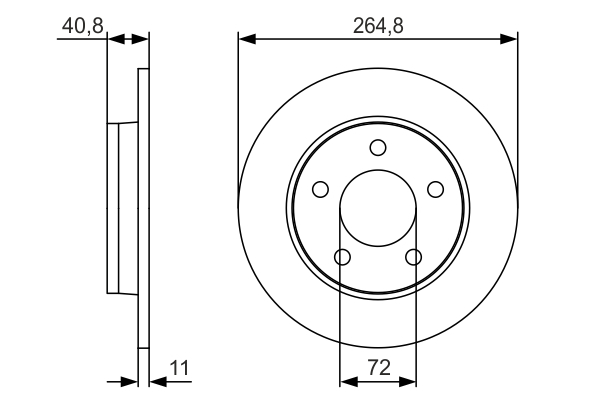 Disc frana BOSCH 0986479S50 [3]