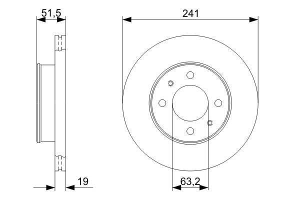Disc frana BOSCH 0986479377 [2]