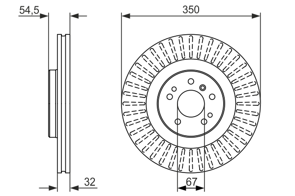 Disc frana BOSCH 0986479329 [5]