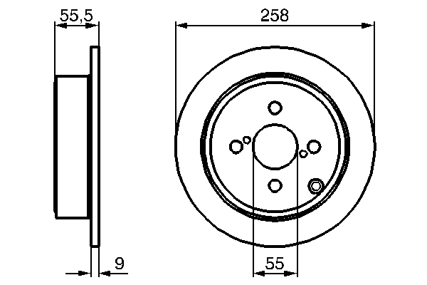 Disc frana BOSCH 0986479086 [4]