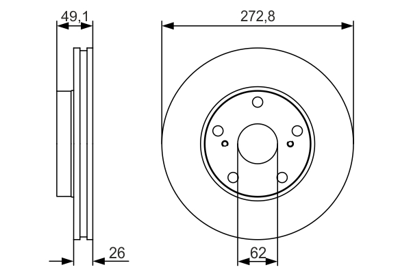 Disc frana BOSCH 0986479S16 [5]