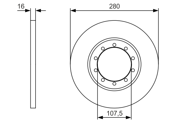 Disc frana BOSCH 0986479R92 [3]