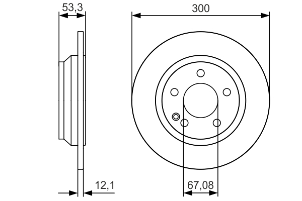 Disc frana BOSCH 0986479D12 [4]