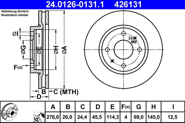 Disc frana ATE 24.0126-0131.1 [1]