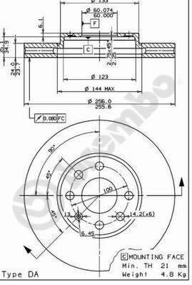 Placute frana BREMBO 09.7628.11 [1]