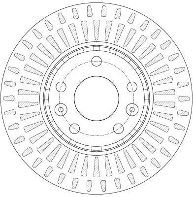 Disc frana fata TRW DF6184 [2]