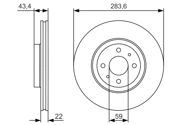 Disc frana fata BOSCH 0986479s01 [1]