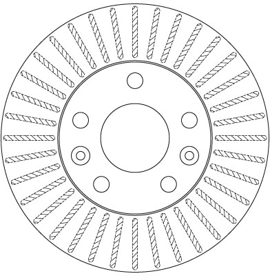 Disc frana fata duster 269x23 fara abs TRW DF6200 [1]