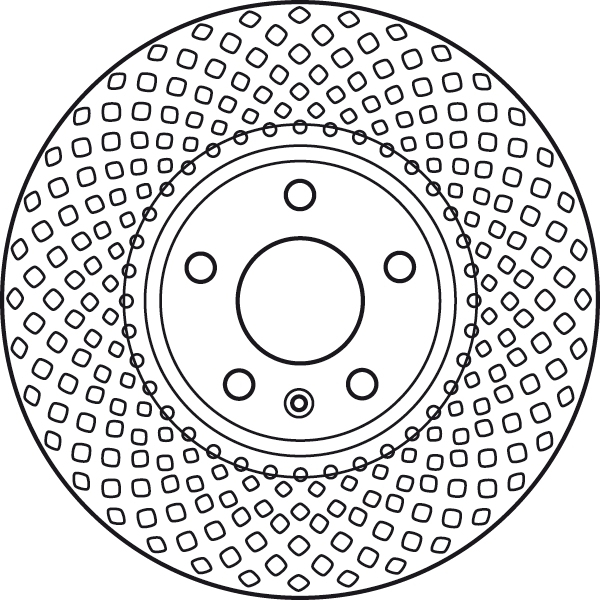 Disc frana fata TRW DF6015S [2]