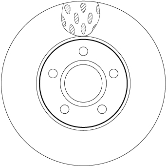 Disc frana fata TRW DF6138 [2]