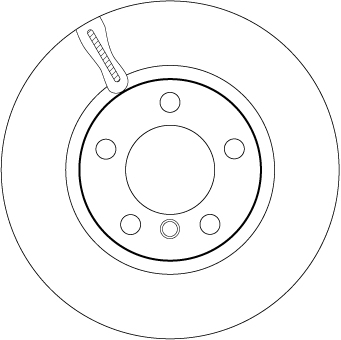 Disc frana fata TRW DF6143S [1]