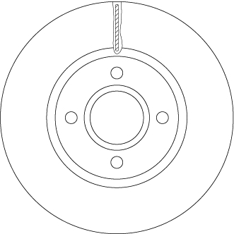 Disc frana fata TRW DF6509 [1]