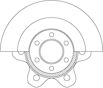 Disc frana fata TRW DF6532S [2]