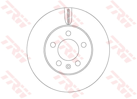Disc frana fata TRW DF6584 [2]