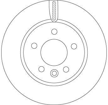 Disc frana fata TRW DF6589S [1]