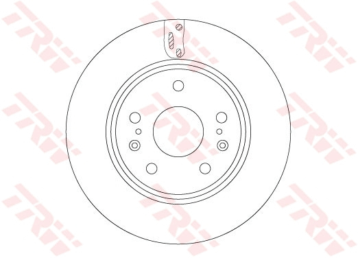 Disc frana fata TRW DF6703 [2]