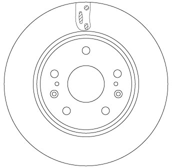 Disc frana fata TRW DF6703 [1]