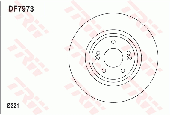 Disc frana fata TRW DF7973 [2]