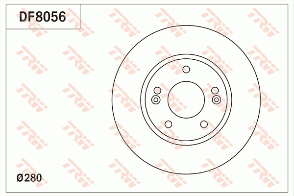 Disc frana fata TRW DF8056 [2]