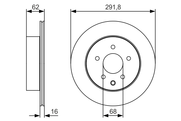 Disc frana spate BOSCH 0986479s31 [3]