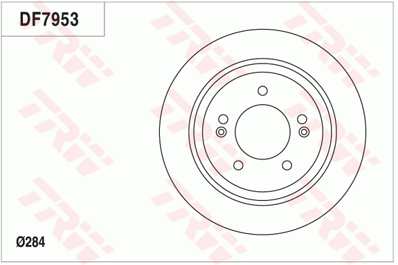 Disc frana spate TRW DF7953 [2]