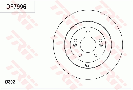 Disc frana spate TRW DF7996 [2]